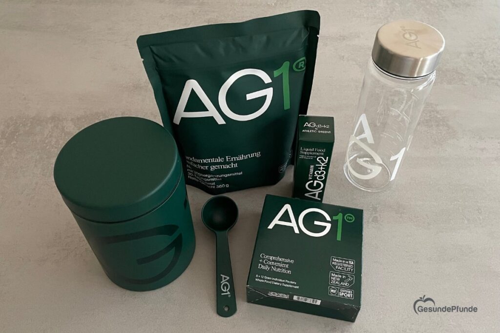 AG1 Welcome Kit Übersicht