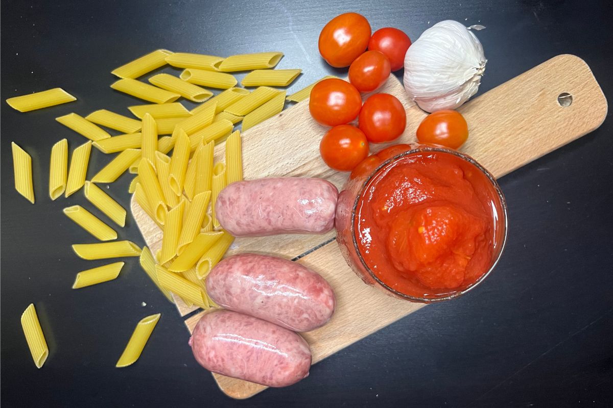 pasta mit salsiccia zutaten